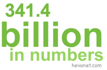 341.4 billion in numbers 341.4 billion in numbers