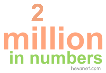 2 million in numbers