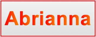 Image of the name Abrianna