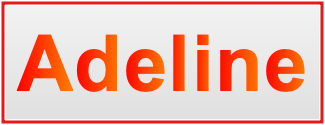Image of the name Adeline Image of the name Adeline