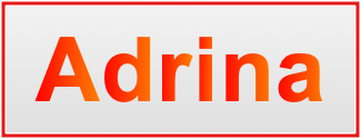 Image of the name Adrina Image of the name Adrina
