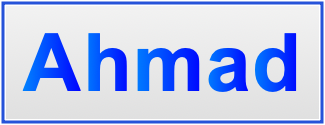 Image of the name Ahmad