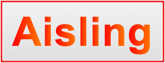 Image of the name Aisling Image of the name Aisling
