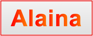 Image of the name Alaina