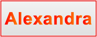 Image of the name Alexandra Image of the name Alexandra