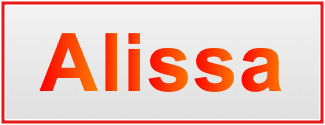 Image of the name Alissa Image of the name Alissa