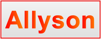 Image of the name Allyson Image of the name Allyson