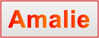 Image of the name Amalie