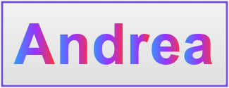 Image of the name Andrea