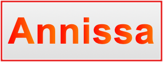 Image of the name Annissa
