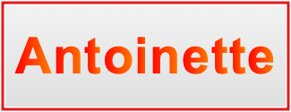 Image of the name Antoinette