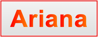 Image of the name Ariana