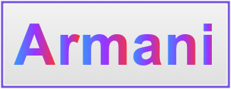 Image of the name Armani