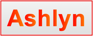 Image of the name Ashlyn