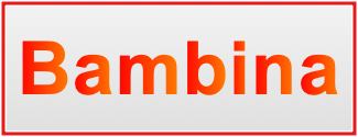 Image of the name Bambina