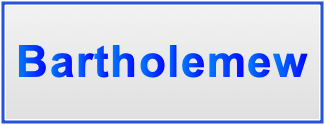 Image of the name Bartholemew Image of the name Bartholemew