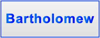 Image of the name Bartholomew