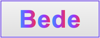 Image of the name Bede Image of the name Bede