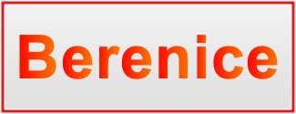 Image of the name Berenice Image of the name Berenice