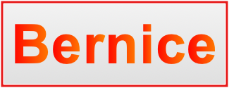 Image of the name Bernice