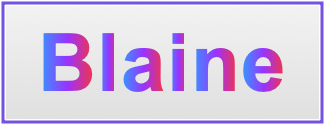 Image of the name Blaine
