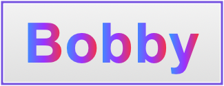 Image of the name Bobby