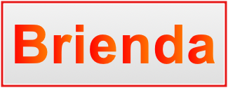 Image of the name Brienda Image of the name Brienda