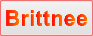 Image of the name Brittnee