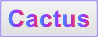 Image of the name Cactus