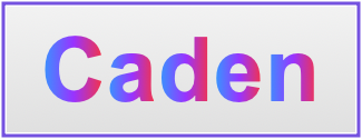 Image of the name Caden