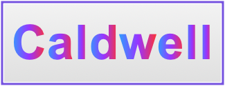 Image of the name Caldwell