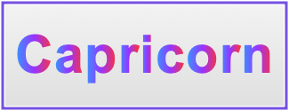 Image of the name Capricorn
