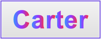 Image of the name Carter