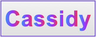 Image of the name Cassidy