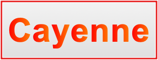 Image of the name Cayenne