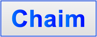 Image of the name Chaim