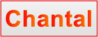 Image of the name Chantal
