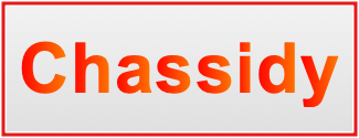 Image of the name Chassidy