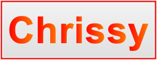 Image of the name Chrissy