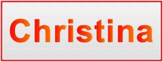 Image of the name Christina