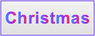 Image of the name Christmas