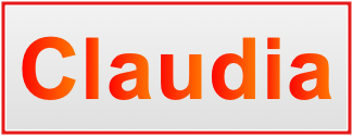 Image of the name Claudia