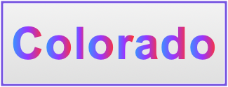 Image of the name Colorado Image of the name Colorado