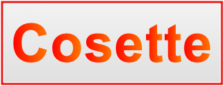 Image of the name Cosette