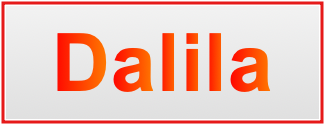 Image of the name Dalila