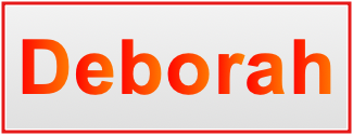 Image of the name Deborah