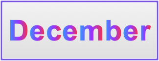 Image of the name December