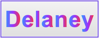 Image of the name Delaney