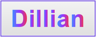 Image of the name Dillian