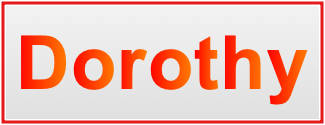Image of the name Dorothy